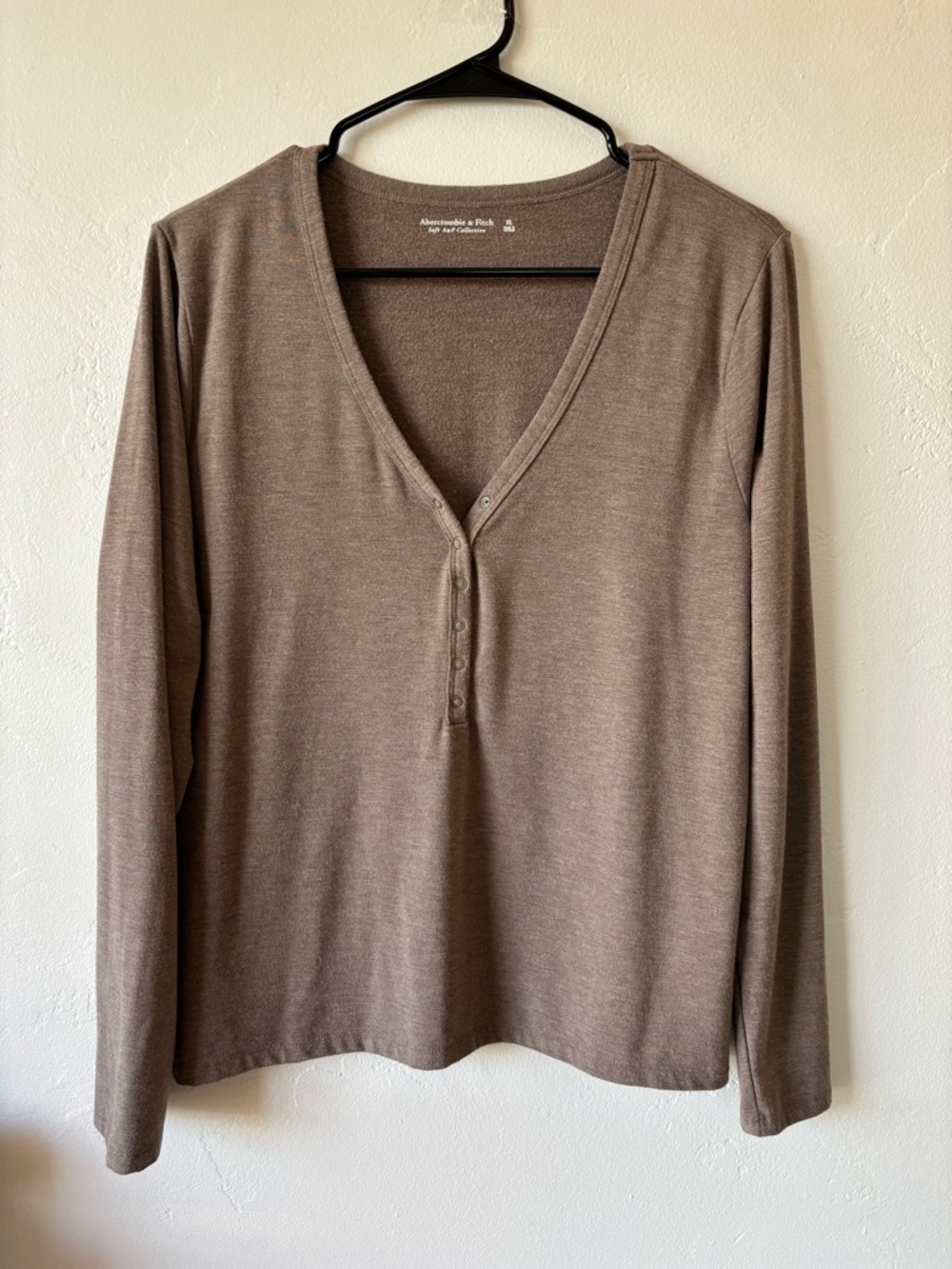 Abercrombie & Fitch Women’s Long Sleeve Top - Taupe